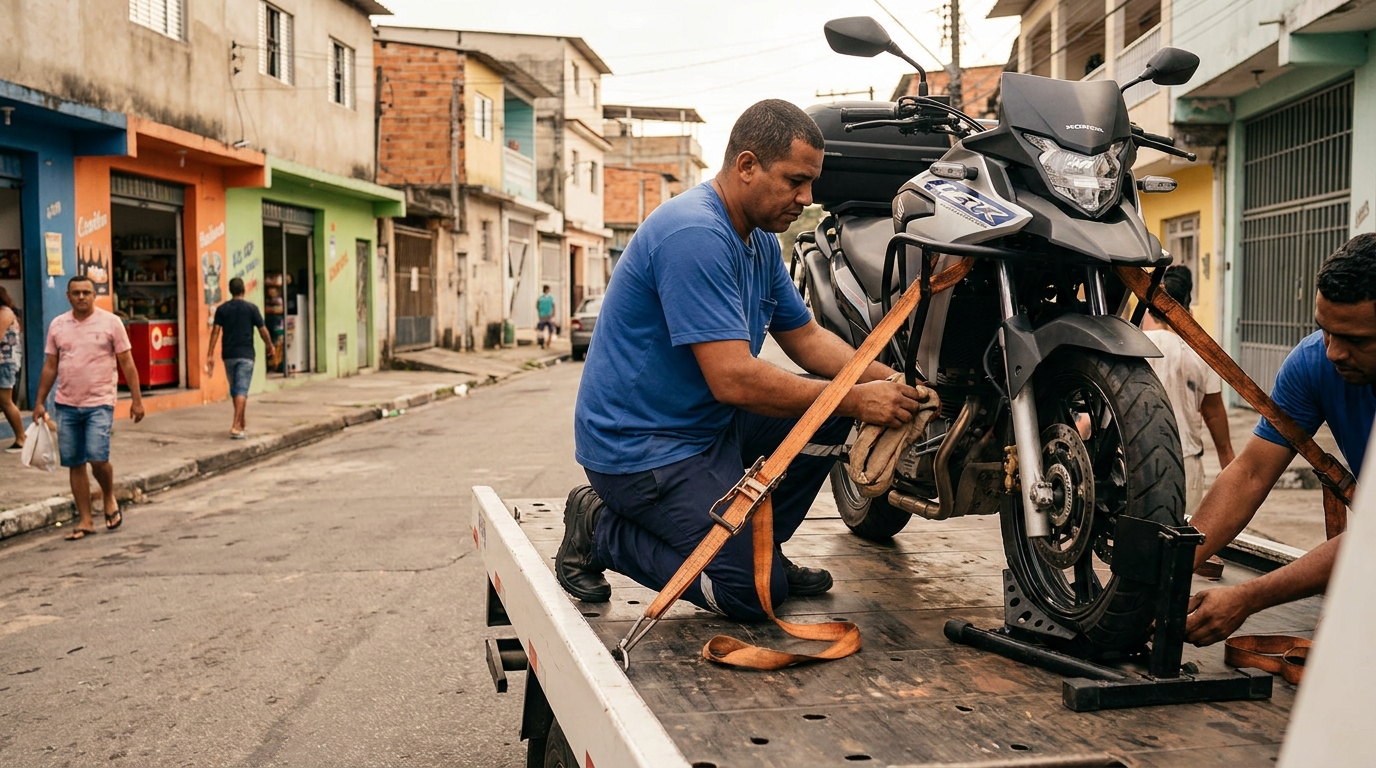 Guincho para Moto em Cascavel‑PR